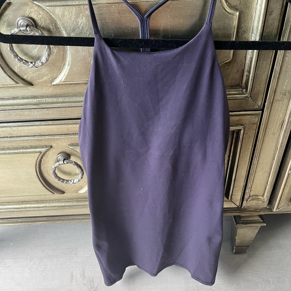 Lululemon purple work out racerback tank purple small